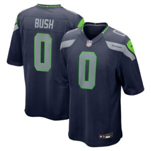 Men's Seattle Seahawks Devin Bush Nike College Navy Game Jersey