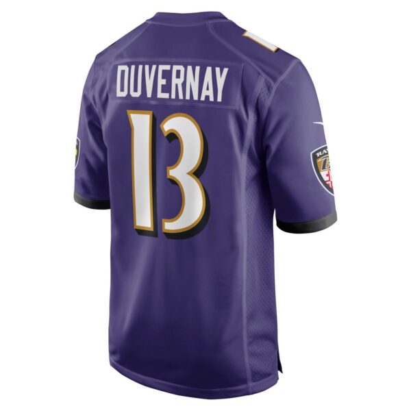 Men's Baltimore Ravens Devin Duvernay Nike Purple Game Jersey