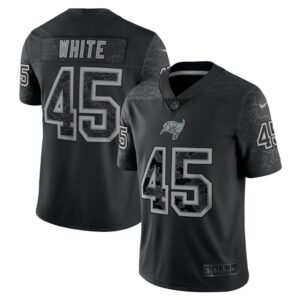 Men's Tampa Bay Buccaneers Devin White Nike Black RFLCTV Limited Jersey