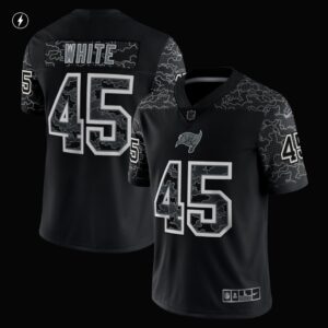 Men's Tampa Bay Buccaneers Devin White Nike Black RFLCTV Limited Jersey