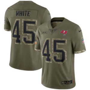 Men's Tampa Bay Buccaneers Nike Olive 2022 Salute To Service Limited Jersey