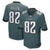 Men's Philadelphia Eagles Devon Allen Nike Midnight Green Game Player Jersey