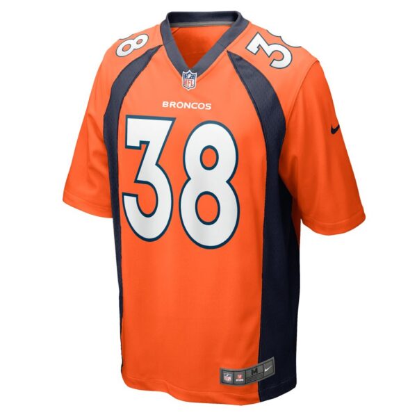 Devon Key Denver Broncos Nike Team Game Jersey - Orange