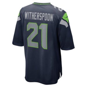 Men's Seattle Seahawks Devon Witherspoon Nike College Navy 2023 NFL Draft First Round Pick Game Jersey