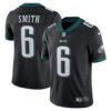 Men's Philadelphia Eagles DeVonta Smith Nike Black Alternate Vapor Limited Jersey