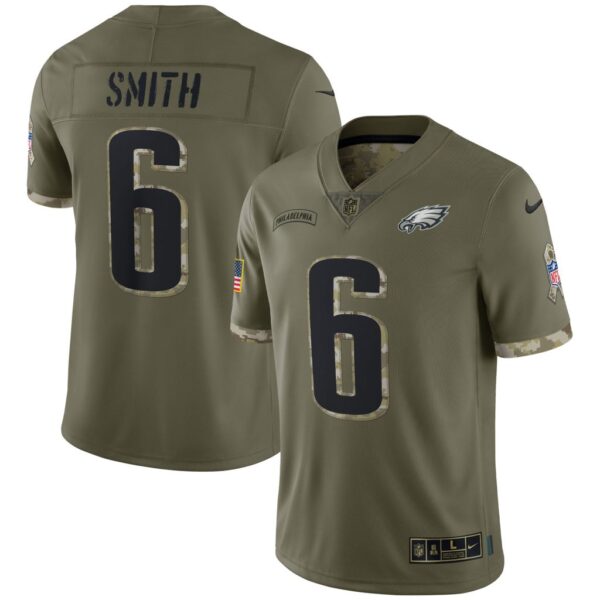 Men's Philadelphia Eagles Nike Olive 2022 Salute To Service Limited Jersey