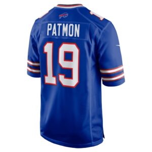 Men's Buffalo Bills Dezmon Patmon Nike Royal Game Player Jersey