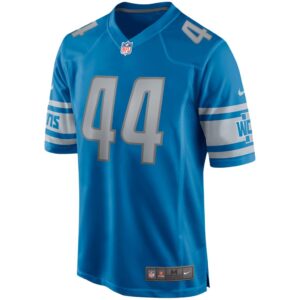 Men's Detroit Lions Dick LeBeau Nike Blue Game Retired Player Jersey