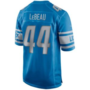 Men's Detroit Lions Dick LeBeau Nike Blue Game Retired Player Jersey