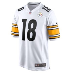 Men's Pittsburgh Steelers Diontae Johnson Nike White Game Player Jersey