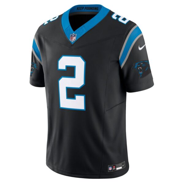 Men's Carolina Panthers D.J. Moore Nike Black Vapor F.U.S.E. Limited Jersey