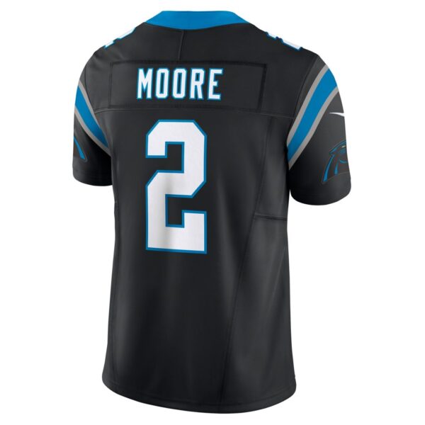 Men's Carolina Panthers D.J. Moore Nike Black Vapor F.U.S.E. Limited Jersey