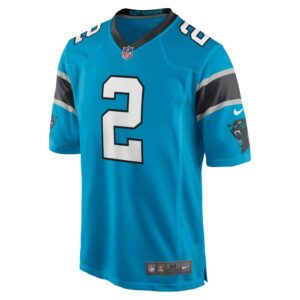 Men's Carolina Panthers D.J. Moore Nike Blue Game Jersey