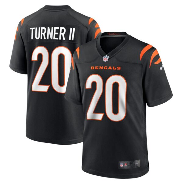 DJ Turner Cincinnati Bengals Nike Team Game Jersey - Black