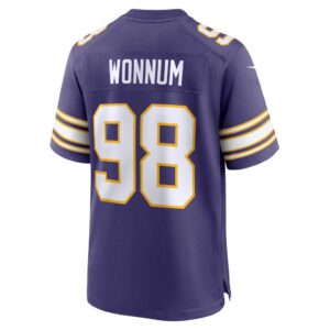 D.J. Wonnum Minnesota Vikings Nike Classic Player Game Jersey - Purple