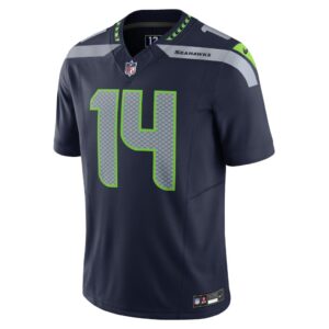 Men's Seattle Seahawks DK Metcalf Nike College Navy Vapor F.U.S.E. Limited Jersey