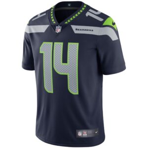 Men's Nike DK Metcalf College Navy Seattle Seahawks Vapor Limited Jersey