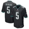 Men's Philadelphia Eagles Donovan McNabb Nike Black Retired Player Jersey