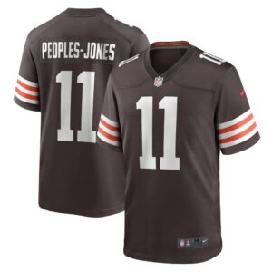 Men's Cleveland Browns Donovan Peoples-Jones Nike Brown Team Game Jersey