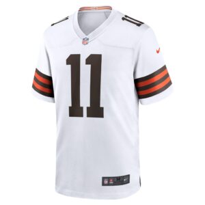 Men's Cleveland Browns Donovan Peoples-Jones Nike White Game Jersey