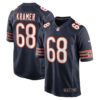 Men's Chicago Bears Doug Kramer Nike Navy Game Player Jersey