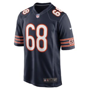 Men's Chicago Bears Doug Kramer Nike Navy Game Player Jersey