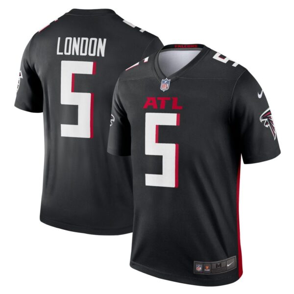 Men's Atlanta Falcons Drake London Nike Black Legend Jersey