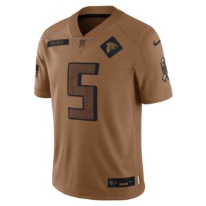 Drake London Atlanta Falcons Nike 2023 Salute To Service Limited Jersey - Brown