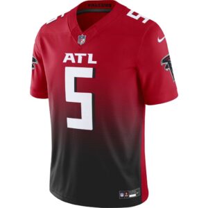 Men's Atlanta Falcons Drake London Nike Red Vapor F.U.S.E. Limited Jersey