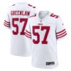 Dre Greenlaw San Francisco 49ers Nike Team Game Jersey - White