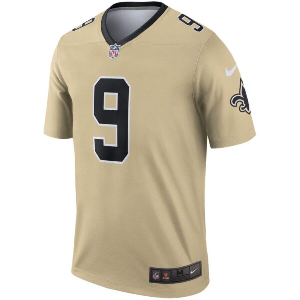 Men's Nike Drew Brees Gold New Orleans Saints Inverted Legend Jersey