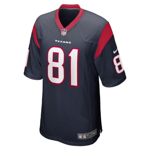 Men's Houston Texans Drew Estrada Nike Navy Game Player Jersey