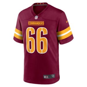 Men's Washington Commanders Drew Himmelman Nike Burgundy Game Player Jersey