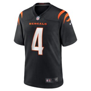 Men's Cincinnati Bengals Drue Chrisman Nike Black Game Jersey