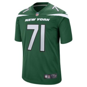 Men's New York Jets Duane Brown Nike Gotham Green Game Player Jersey