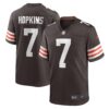 Dustin Hopkins Cleveland Browns Nike Team Game Jersey - Brown