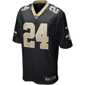 Men's New Orleans Saints Dwayne Washington Nike Black Game Player Jersey