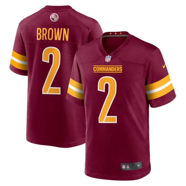 Men's Washington Commanders Dyami Brown Nike Burgundy Game Jersey