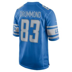 Dylan Drummond Detroit Lions Nike Team Game Jersey - Blue