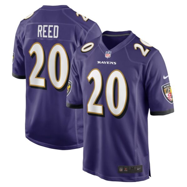 Men's Nike Ed Reed Purple Baltimore Ravens Retired Player Game Jersey