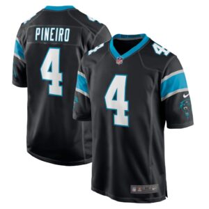 Men's Carolina Panthers Eddy Pineiro Nike Black Game Player Jersey