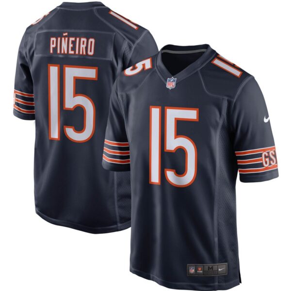 Men's Chicago Bears Eddy Pineiro Nike Navy Game Player Jersey