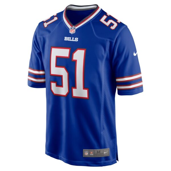 Men's Buffalo Bills Eli Ankou Nike Royal Home Game Player Jersey