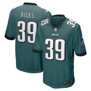 Eli Ricks Philadelphia Eagles Nike Team Game Jersey - Midnight Green