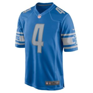 Men's Detroit Lions Emmanuel Moseley Nike Blue Game Jersey