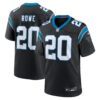 Men's Carolina Panthers Eric Rowe Nike Black Team Game Jersey