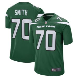 Men's New York Jets Eric Smith Nike Gotham Green Game Player Jersey