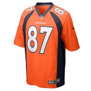 Men's Denver Broncos Eric Tomlinson Nike Orange Game Player Jersey