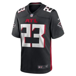 Men's Atlanta Falcons Erik Harris Nike Black Game Player Jersey