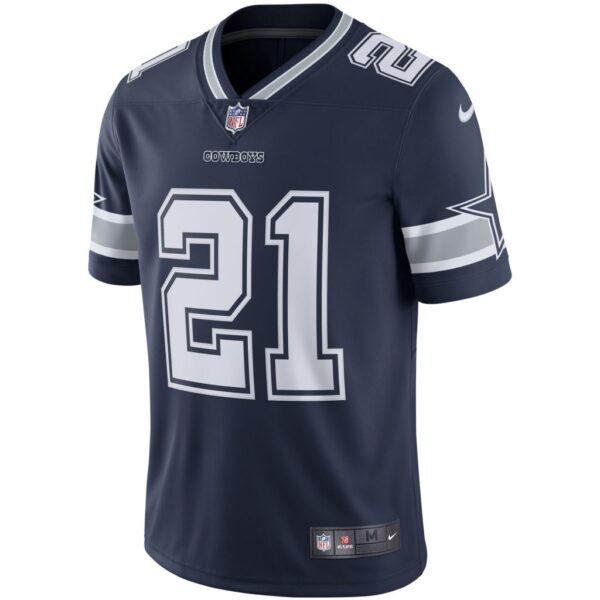 Men's Nike Ezekiel Elliott Navy Dallas Cowboys Vapor Limited Jersey